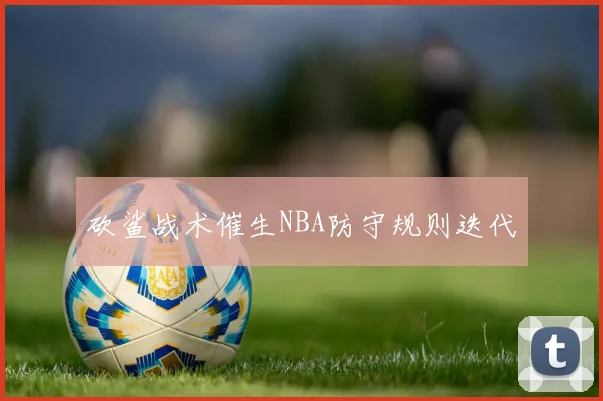 砍鲨战术催生NBA防守规则迭代
